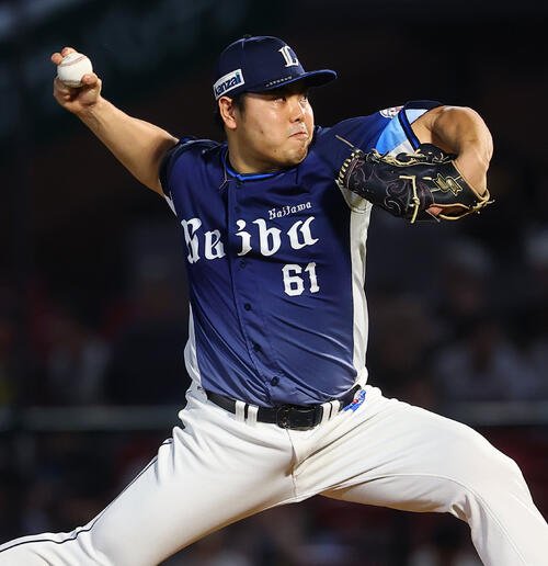 西武平良海馬(2026年9月撮影)　