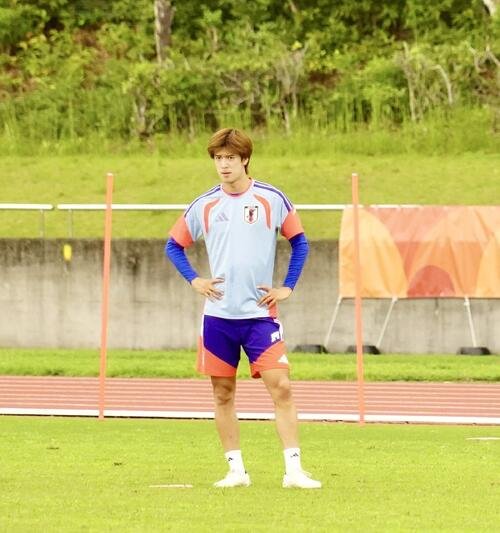 愛知･名古屋アジア大会1次リーグ初戦香港戦に向けて調整するU－21日本代表MF大関友翔