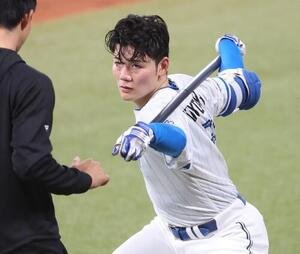フィジカルトレーニングする日本ハム清宮幸太郎..(撮影･黒川智章)