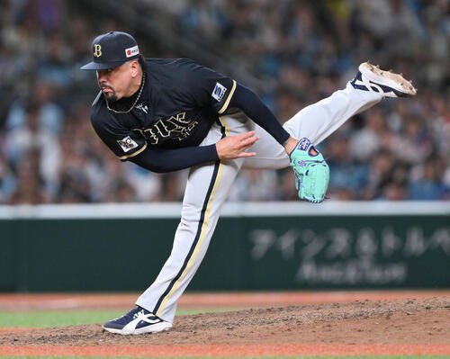オリックスのアンドレス･マチャド(2026年8月撮影)