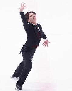 男子フリー　華麗に演技する三浦佳生(撮影･鈴木みどり)
