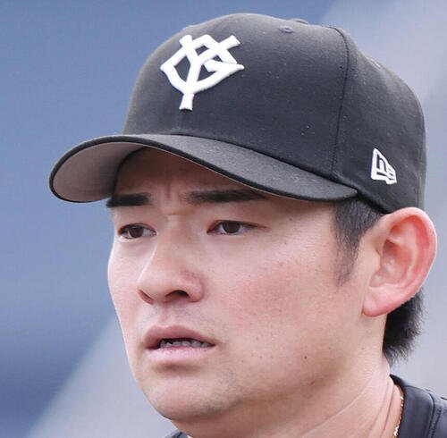 巨人萩尾匡也(2026年4月撮影)