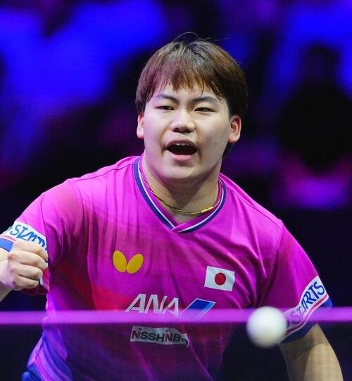 卓球男子の松島輝空(2026年8月撮影)
