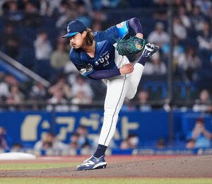 ロッテ対西武　先発し力投する西武高橋光成(撮影･鈴木みどり)