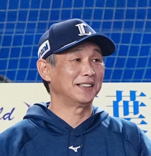 西武西口文也監督(2026年10月5日撮影)