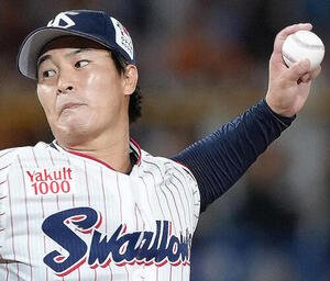 ヤクルト長谷川宙輝(2025年8月撮影)