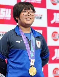 アジア大会金メダルの喜びを語るeスポーツ｢ぷよぷよ｣の栗原悠輝(2026年10月5日撮影)