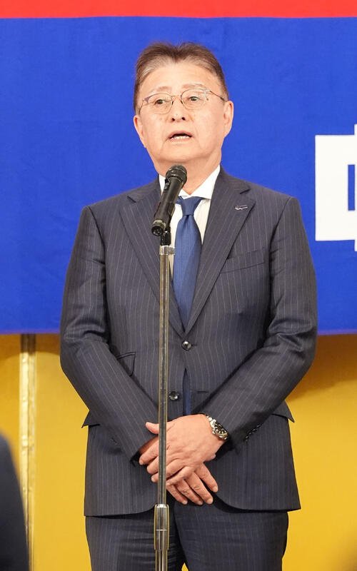中日加藤球団社長(2025年11月撮影)