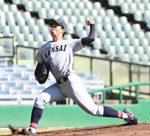 関大･米沢友翔(撮影･滝沢美穂子)