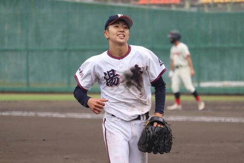 県大会では4試合に登板したいわき湯本･半谷晴(2026年10月撮影)