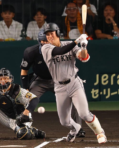 巨人松本剛(2026年10月撮影)　