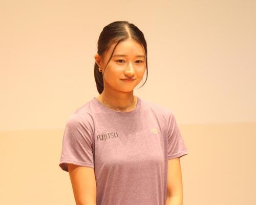 イベントに出席した田中佑美