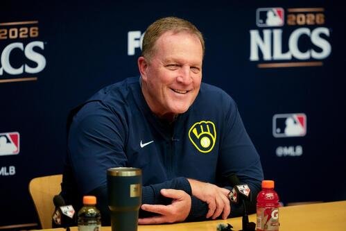 ブルワーズのマーフィー監督(日本時間2026年10月12日撮影)