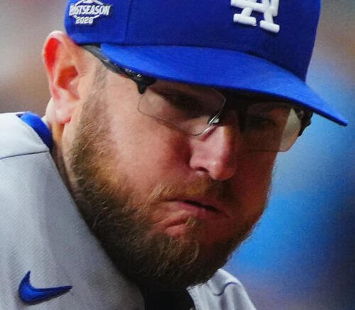 ドジャースのマックス･マンシー(現地時間2026年10月11日撮影)