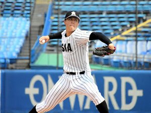 亜大の川尻啓人=4月15日