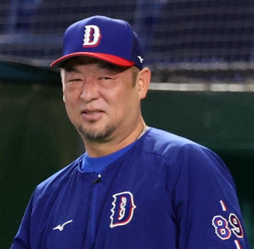 中日松中信彦コーチ(2026年9月19日撮影)