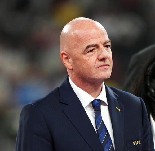 FIFAインファンティノ会長(2022年撮影)