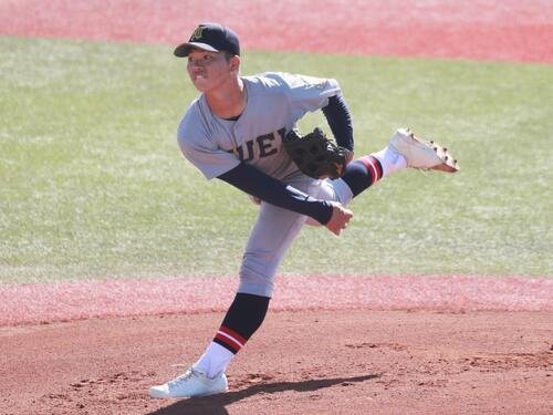 八戸学院光星対仙台育英　先発した仙台育英･古川諒弥(撮影･高橋香奈)