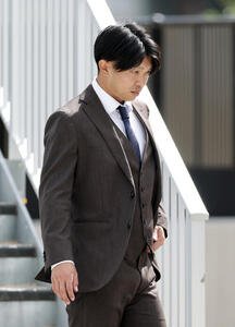 戦力外通告を受けた阪神島田海吏(撮影･前田充)