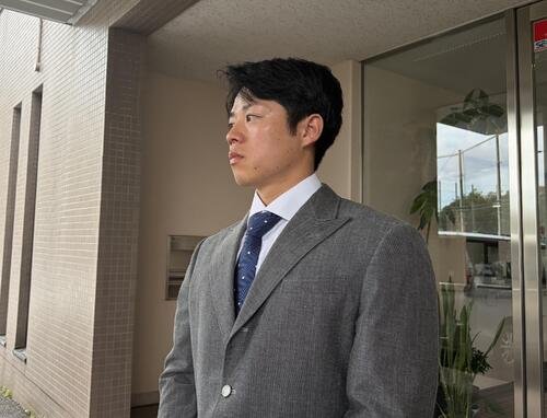 日本ハムから戦力外通告を受けた梅林優貴(撮影･塚本光)