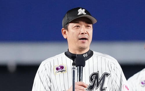 ロッテのサブロー監督(2026年10月撮影)
