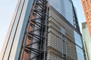 日本テレビ本社=2018年、東京都港区東新橋