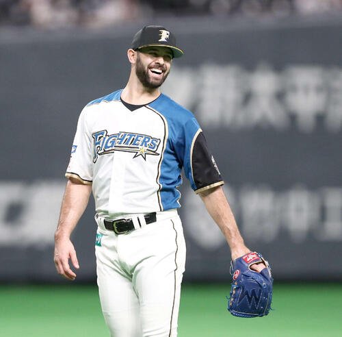 日本ハム時代のニック･マルティネス(2020年9月撮影)