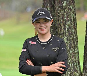 1番を終え笑顔を見せる河本結(撮影･石井愛子)