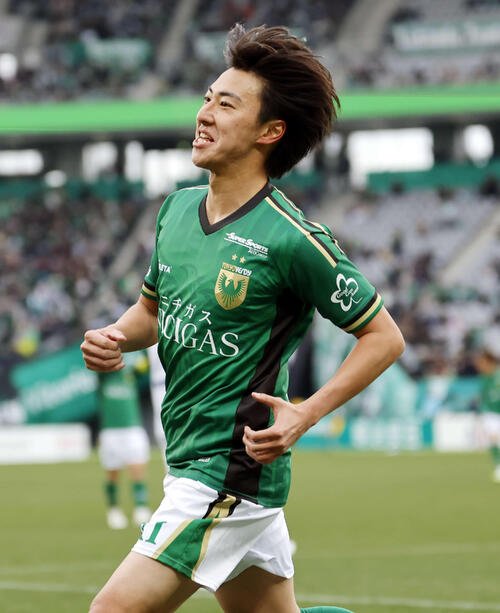 東京V松橋優安(2026年2月8日撮影)