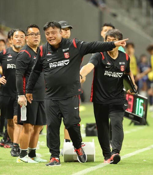 浦和曺貴裁監督(2026年8月撮影)