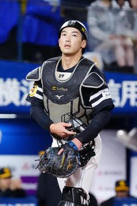 DeNA対ソフトバンク　ソフトバンク捕手の山本祐大(撮影･江口和貴)
