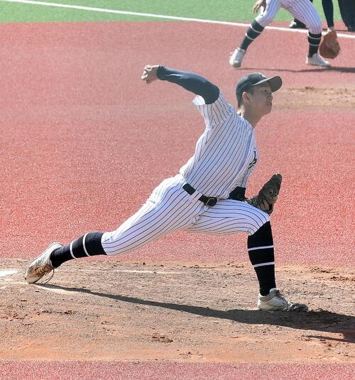 日大三島対常葉大菊川　公式戦初完投で優勝に貢献した常葉大菊川･近藤