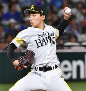 ソフトバンク対DeNA　ソフトバンク先発の前田悠伍(撮影･岩下翔太)
