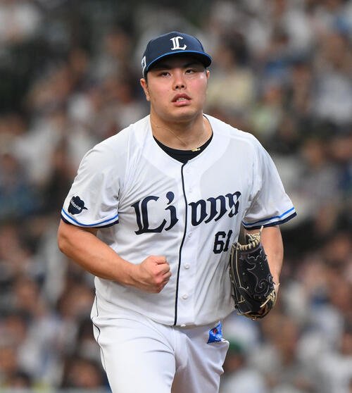 西武平良海馬(2026年10月撮影)