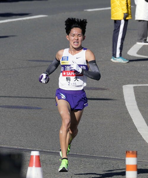 駒大･谷中晴(2026年1月撮影)