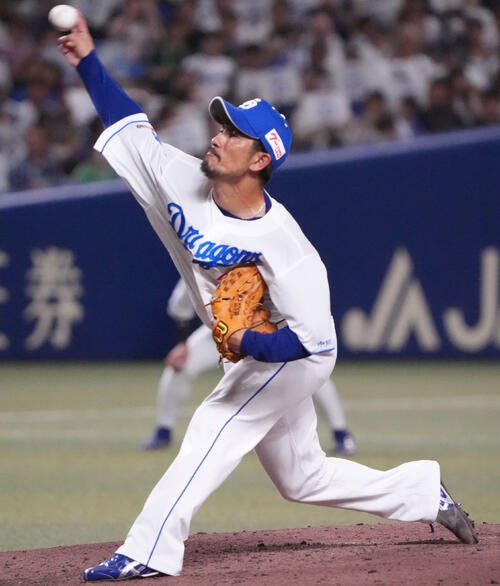 中日祖父江大輔(2025年9月撮影)