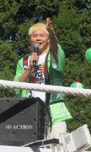 昨年に引き続き、地元の千葉･松戸市で天心祭を開催した那須川天心