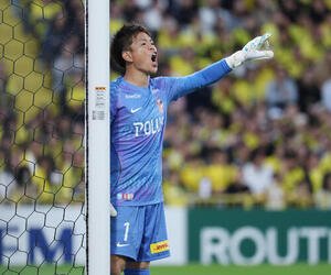 柏対浦和　前半、指示を出す浦和GK西川周作(撮影･宮地輝)